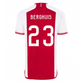 Ajax Steven Berghuis #23 Domaci Dres 2023-24 Kratak Rukavima